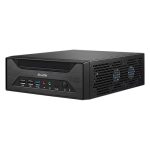 SHUTTLE Barebone XPC slim XH610 LGA1200 2xSODIMM DDR4 2xM.2 3xSATA 1xHDMI 1xDP 1xVGA Black – Bild 3