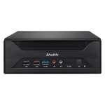 SHUTTLE Barebone XPC slim XH610 LGA1200 2xSODIMM DDR4 2xM.2 3xSATA 1xHDMI 1xDP 1xVGA Black