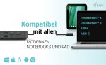 I-TEC USB-C HDMI Dual DP Docking Station with Power Delivery 100 W + i-tec Universal Charger 112 W – Bild 3