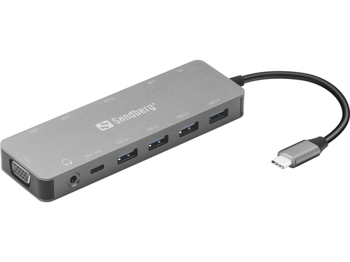 ALS-46172213-5f30fd50802f6a53 SANDBERG USB-C 13-in-1 Travel Dock – Bild 1