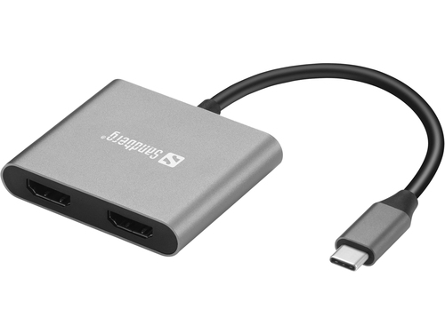 ALS-46182542-35c7a58e674b8ba4 SANDBERG USB-C Dock 2xHDMI+USB+PD – Bild 1