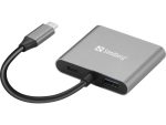 SANDBERG USB-C Dock 2xHDMI+USB+PD – Bild 2