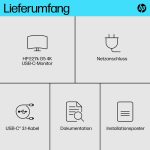 HP E27k G5 68,58cm 27Zoll 4K USB-C Monitore 27" 3840x2160 16:9 HDMI DP 3y (EU) – Bild 3