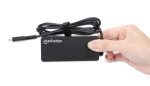 MANHATTAN USB-C Power Delivery Laptop-Netzteil 65 W abnehmbares EU-Stromkabel integriertes USB-C PD-Kabel schwarz – Bild 4