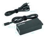 MANHATTAN USB-C Power Delivery Laptop-Netzteil 65 W abnehmbares EU-Stromkabel integriertes USB-C PD-Kabel schwarz – Bild 5