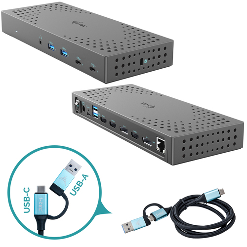 ALS-46305885-1897d8998fbea4d3 I-TEC USB 3.0 USB-C Thunderbolt 3x 4K Docking Station Gen 2 + Power Delivery 100W – Bild 1