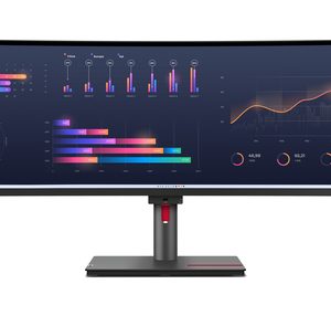 LENOVO ThinkVision P49w-30 LED monitor curved 124,46cm 49Zoll 5120x1440 UltraWide Dual QHD IPS HDR TB4 USB-C Dock 100W 2xHDMI DP