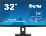 IIYAMA XUB3293UHSN-B5 81,28cm 32Zoll ETE IPS 3840x2160 UHD 1000:1 350cd/m2 4ms HDMI DP USB-C Dock Speakers LAN 65W PD 15cm – Bild 2