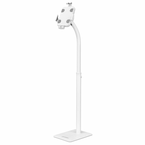 ALS-46456206-7756dca2944ac3eb MANHATTAN Anti-Diebstahl-Bodenständer für Tablets von 20,1-27,94cm 7,9-11Zoll Höhenverstellbar abschliessbar rotierbar neigbar weiss – Bild 1