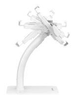 MANHATTAN Anti-Diebstahl-Tischständer für Tablet und iPad abschliessbar für Tablets von 20,1-27,9cm 7,9-11Zoll freistehend weiss – Bild 4