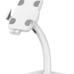 MANHATTAN Anti-Diebstahl-Tischständer für Tablet und iPad abschliessbar für Tablets von 20,1-27,9cm 7,9-11Zoll freistehend weiss