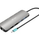 I-TEC USB-C Metal Nano Dock 2x HDMI 1x GLAN 2x USB 3.2 2x USB 2.0 1x USB-C 3.2 Gen.1 Data 1x USB-C 100W PD