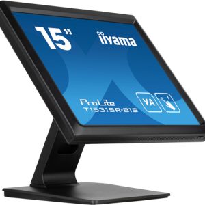 IIYAMA T1531SR-B1S 38,1cm 15Zoll Resistive Touch VA-panel 1024x768 Speakers VGA DisplayPort HDMI 300cd/m with touch USB Interface