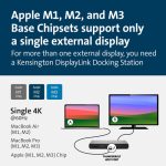 KENSINGTON SD5760T TB4 DockingStation 2x HDMI 1x Thunderbolt 4 1x Thunderbold Host 1x USB-C 2x USB-A 10Gbit 2x USB-A 5Gbit 1x RJ45 – Bild 4