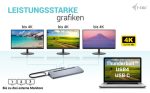 I-TEC USB-C Metal Ergonomic 4K 3x Display Docking Station with PD 100 W – Bild 4