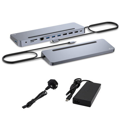 ALS-46476031-6c5a9d117e09271b I-TEC USB-C Metal Ergonomic 4K 3x Display Docking Station with PD 100 W + i-tec Universal Charger 100W bundle – Bild 1