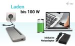 I-TEC USB-C Metal Ergonomic 4K 3x Display Docking Station with PD 100 W + i-tec Universal Charger 100W bundle – Bild 3