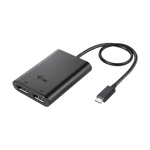ALS-46485243-f07c55703ca0a2fd I-TEC USB-C Dual 4K/60Hz single 8K/30Hz DP Video Adapter 2x DP Port – Bild 1
