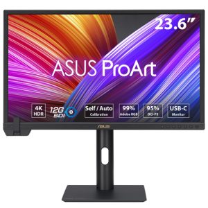 ASUS ProArt PA24US 59,94cm 23,6Zoll IPS UHD 16:9 60Hz 1000:1 600cd/m2 5ms 2xHDMI DP USB-C USB Hub 2x3.2 Gen 1 Type A 12G SDI Input