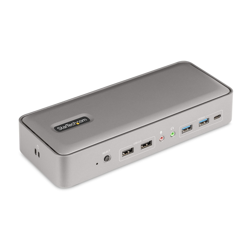 ALS-46756388-163727f93c358292 STARTECH.COM Dual Monitor USB-C KVM Dockingstation fur Zwei Laptops 2x 4K DisplayPort Dock/KVM Switch Power Delivery fur zwei Nb – Bild 1