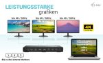 I-TEC USB-C Triple Display DS Gen2 2xDP 1xHDMI 1xGLAN 1xUSB 3.2 Gen2 2xUSB 3.2 Gen1 2xUSB-C Gen2 2xUSB 2.0 1xAudio/Mic PD100W – Bild 5