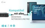I-TEC USB-C Triple Display DS Gen2 2xDP 1xHDMI 1xGLAN 1xUSB 3.2 Gen2 2xUSB 3.2 Gen1 2xUSB-C Gen2 2xUSB 2.0 1xAudio/Mic PD100W – Bild 4