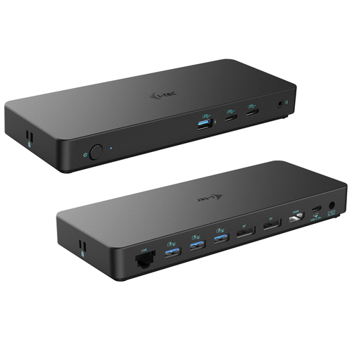 ALS-47079757-025a54dea11a511c I-TEC USB-C Triple 4K Display Docking Station Gen2 2xDP 1xHDMI 1xGLAN 3xUSB 3.2 Gen1 1xUSB 3.2 Gen2 2xUSB-C Gen2 1xAudio/Mic PD100W – Bild 1