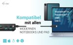 I-TEC USB-C Triple 4K Display Docking Station Gen2 2xDP 1xHDMI 1xGLAN 3xUSB 3.2 Gen1 1xUSB 3.2 Gen2 2xUSB-C Gen2 1xAudio/Mic PD100W – Bild 4