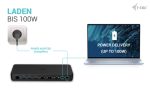 I-TEC USB-C Triple 4K Display Docking Station Gen2 2xDP 1xHDMI 1xGLAN 3xUSB 3.2 Gen1 1xUSB 3.2 Gen2 2xUSB-C Gen2 1xAudio/Mic PD100W – Bild 3