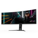 GIGABYTE AORUS CO49DQ 124,4cm 49Zoll DQHD TFT monitor 5120x1440 250cd/m2 2xHDMI 2.1 1xDP 1.4 – Bild 4