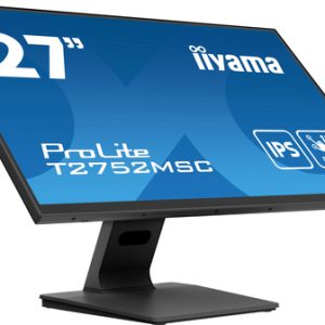 IIYAMA T2752MSC-B1 68,58cm 27Zoll Bonded PCAP 10P Touch 1920x1080 IPS-panel Flat Bezel Free Glass Front HDMI Displayport 360cd/m2