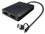 I-TEC USB-A/USB-C Dual 4K DP Video Adapter 2x 4K DP Display Adapter mit DisplayLink Chip 6950