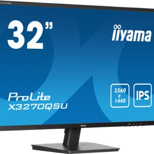IIYAMA X3270QSU-B1 81,28cm 32Zoll IPS 2560x1440 250cd/m2 3ms 2xHDMI DP USB