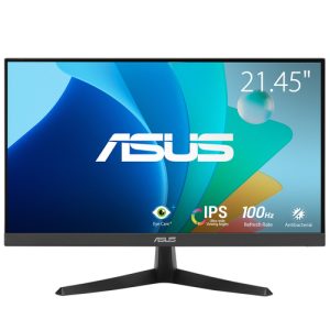 ASUS VY229HF Eye Care Monitor 54,48cm 21,45Zoll IPS WLED FHD 16:9 100Hz 250cd/m2 1ms H1DMI D-Sub Black