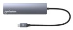 MANHATTAN USB-C PD 7-in-1 Dockingstation USB-C auf 1xHDMI 4K60Hz 2xUSB-A 10 Gbit/s 1xUSB-C PD 100 W 1xGb-RJ45 SD/MicroSD-Kartenleser – Bild 4