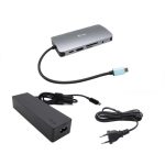 I-TEC USB-C Metal Dock 1xHDMI 1xVGA 1xSD+1xmicroSD Kartenleser 1xGLAN 1xAudio/Mic 3xUSB 3.1 1xUSB-C Data 1xUSB-C PD + Netzteil 100W