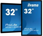 IIYAMA TF3215MC-B2AG 81,28cm 32Zoll PCAP AntiGlare Bezel Free 30-Points TouchScreen 1920x1080 AMVA3 panel VGA HDMI DisplayPort panel