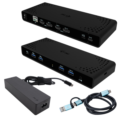 ALS-47330596-90f727b5306321fb I-TEC Universal Dual 4K Display Docking Station PD 85W + USB-C Charger 100W – Bild 1