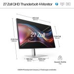 HP Series 7 Pro 727pu 68,58cm 27Zoll QHD Thunderbolt 4 Monitor DP HDMI (EU) – Bild 5