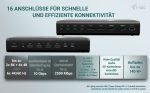 I-TEC Universal 6x 4K Display DS 6x4K 2xDP 2xHDMI 2xUSB-C 1xGLAN 2xUSB-C Gen.2 4xUSB 3.2 1xAudio/Mic Jack 1xSD/microSD Cr PD 140W KL – Bild 4