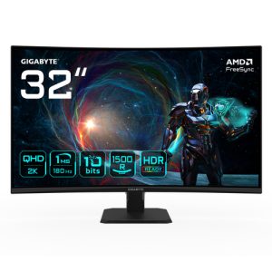 GIGABYTE GS32QCA 80,01cm 31,5Zoll VA Monitor 2??560x1440 1?80Hz 250cd/m2 HDMI 2.1 x2 Display port 1.4 x1