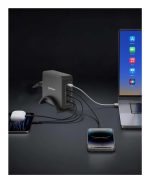MANHATTAN 4-Port GaN USB Power Delivery-Ladestation PD 3.1 Vier USB-C PD-Ports mit bis zu 140W pro Port 240 W Gesamtleistung schwarz – Bild 5