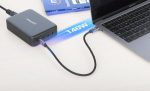 MANHATTAN 4-Port GaN USB Power Delivery-Ladestation PD 3.1 Vier USB-C PD-Ports mit bis zu 140W pro Port 240 W Gesamtleistung schwarz – Bild 3