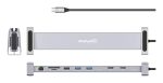 MANHATTAN USB-C PD 10-in-1 Dual Monitor Dockingstation 2xHDMI 4K60Hz 3xUSB-A 1xUSB-C 5Gbit/s USB-C PD 100W SD/MicroSD Gb-RJ45 – Bild 4