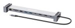 MANHATTAN USB-C PD 10-in-1 Dual Monitor Dockingstation 2xHDMI 4K60Hz 3xUSB-A 1xUSB-C 5Gbit/s USB-C PD 100W SD/MicroSD Gb-RJ45