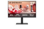 LG 27BA54QB-B.AEU 68,58cm 27Zoll IPS 2560x1440 16:9 350cd/m2 5ms 2xHDMI DP USB Black