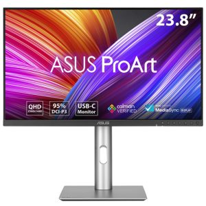 ASUS PA24ACRV 60,96cm 24Zoll QHD IPS 75HZ 5MS GTG HDMI DP SILVER+BLACK
