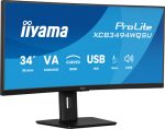 IIYAMA XCB3494WQSU-B1 86,36cm 34Zoll UW Curved VA-panel 3440x1440 120Hz 350cd/m2 04ms MPRT Speakers DisplayPort 2xHDMI USB HUB