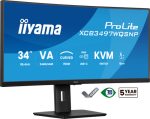 IIYAMA XCB3497WQSNP-B1 86,36cm 34Zoll UW Curved VA-panel 3440x1440 120Hz 350cd/m2 04ms Speakers USB-C Dock DisplayPort