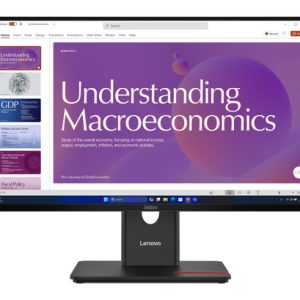 LENOVO ThinkVision T24d-40 LED monitor 60,96cm 24Zoll 1920x1080 Full HD 1080p 120Hz HDMI DisplayPort USB-C Dock 96W DaisyChain Spk